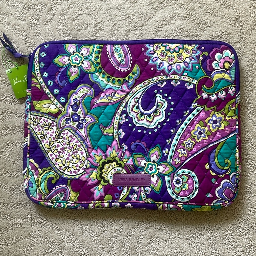 NWT Vera Bradley Laptop Sleeve- Heather